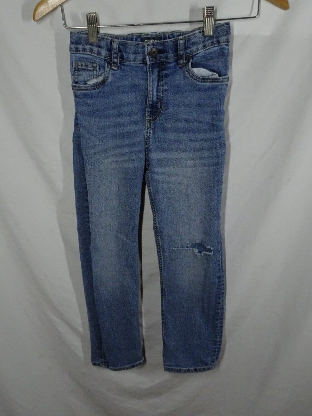 Oshkosh B'gosh Youth Boy Blue Distressed Jeans Size 7 /7A